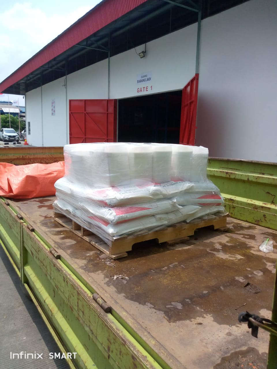 Pengiriman material Polymer Cement Base Waterproof Coating Ultrachem Super