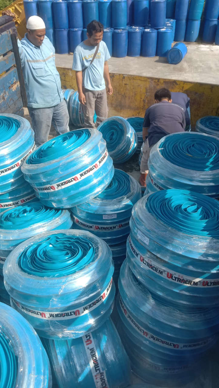 Pengiriman material PVC Waterbar Ultrachem WSF 320