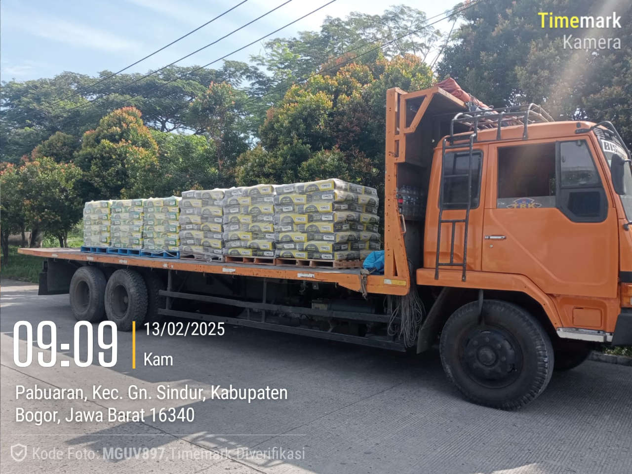Pengiriman material Pasangan Bata Merah sekaligus Plaster MU301 Acian Skimcoat MU200