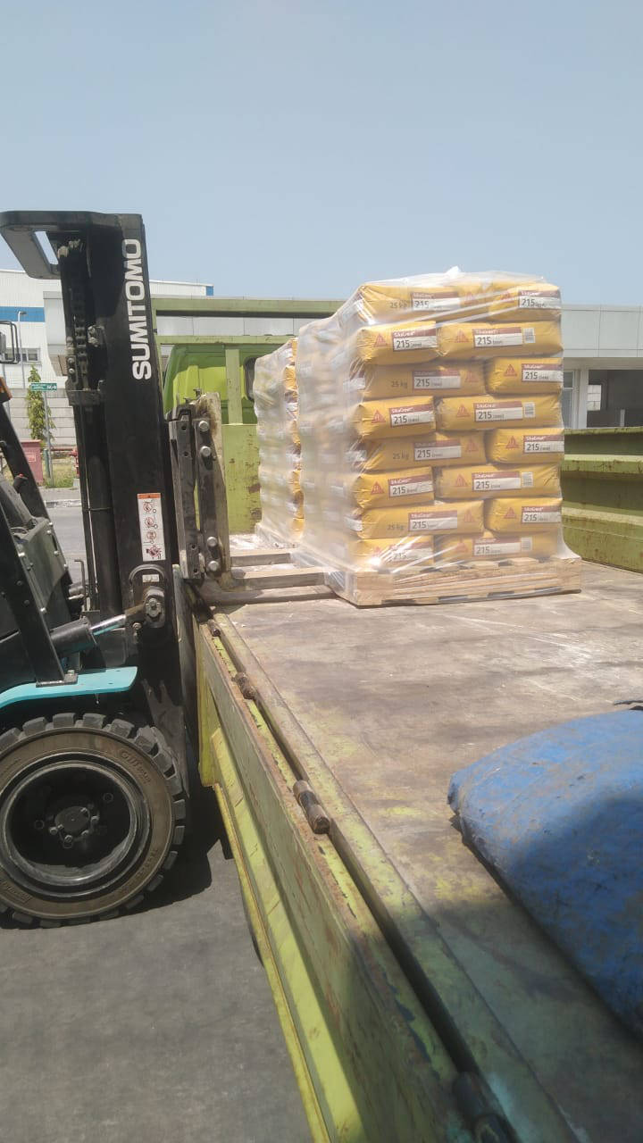 Pengiriman material Grouting SikaGrout 215