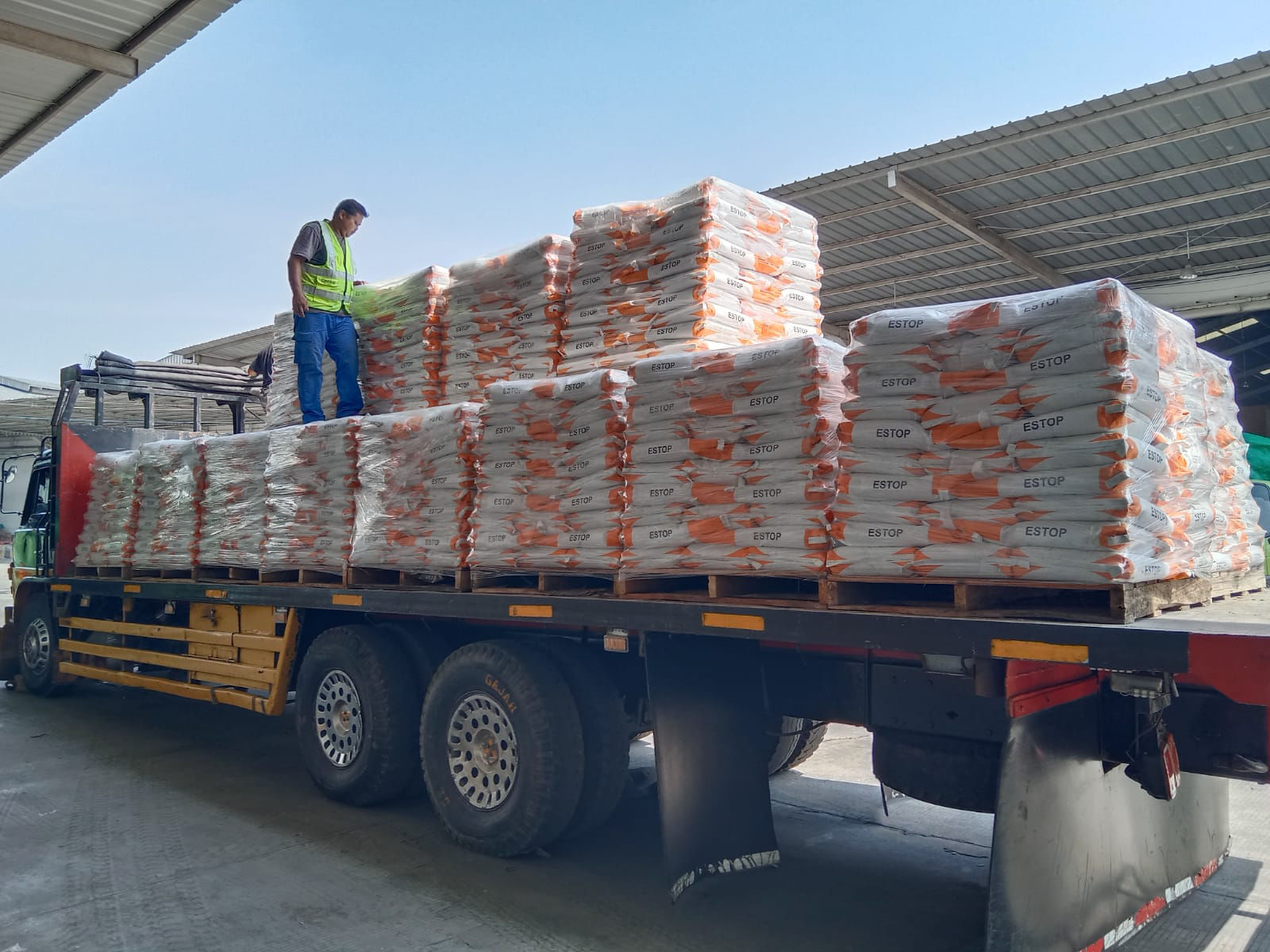 Pengiriman material Grouting Estop Estogrout MP70